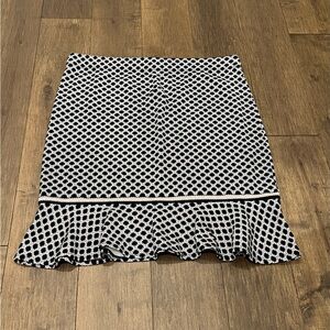 Max studio black and off White Patterned Women's Skirt